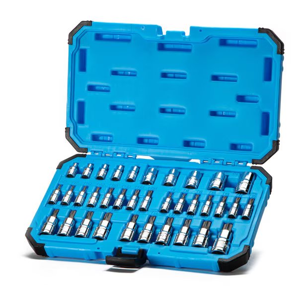 Torx and E-Torx Bit Socket Set, 35 pcs, Capri Tools, Mfr#: CP30004